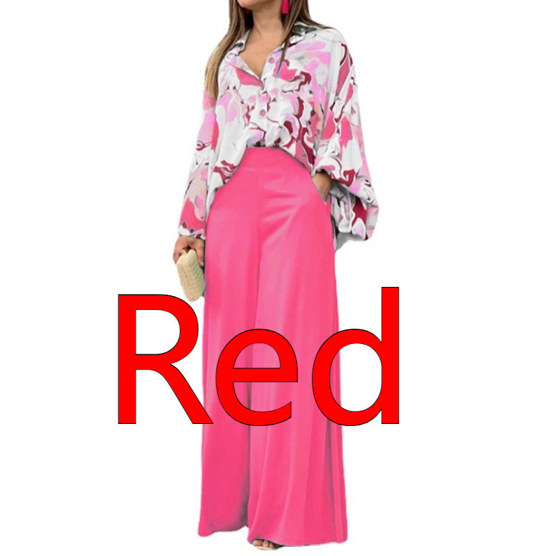 Fashionable Printed Wide-leg Pants - Image 10