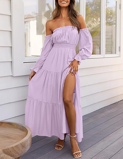 Elegant High-waisted A-line Layered Maxi Skirt With A Side Slit - Image 5