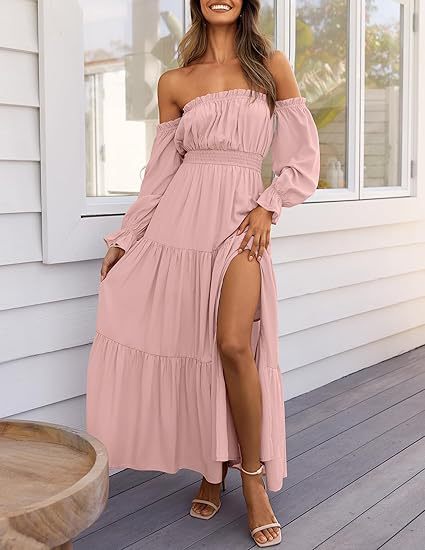 Elegant High-waisted A-line Layered Maxi Skirt With A Side Slit - Image 4