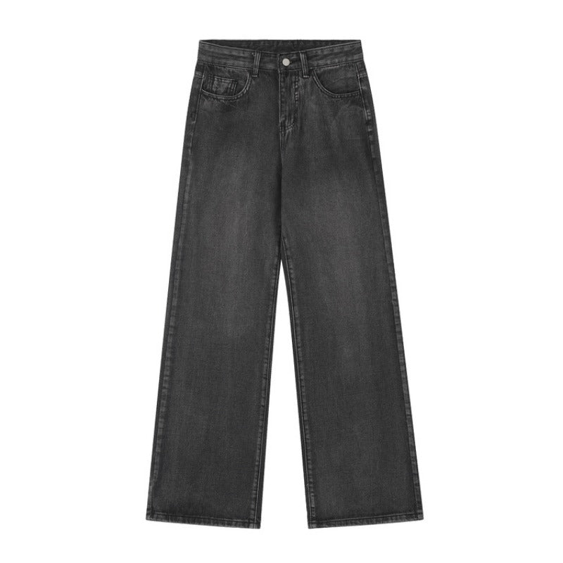 Women's Autumn Dopamine Color Retro Jeans Loose Casual Straight Leg Slimming Colored Pants - Image 10