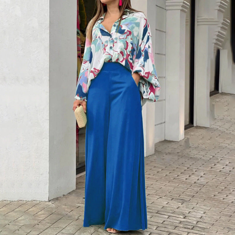 Fashionable Printed Wide-leg Pants - Image 6
